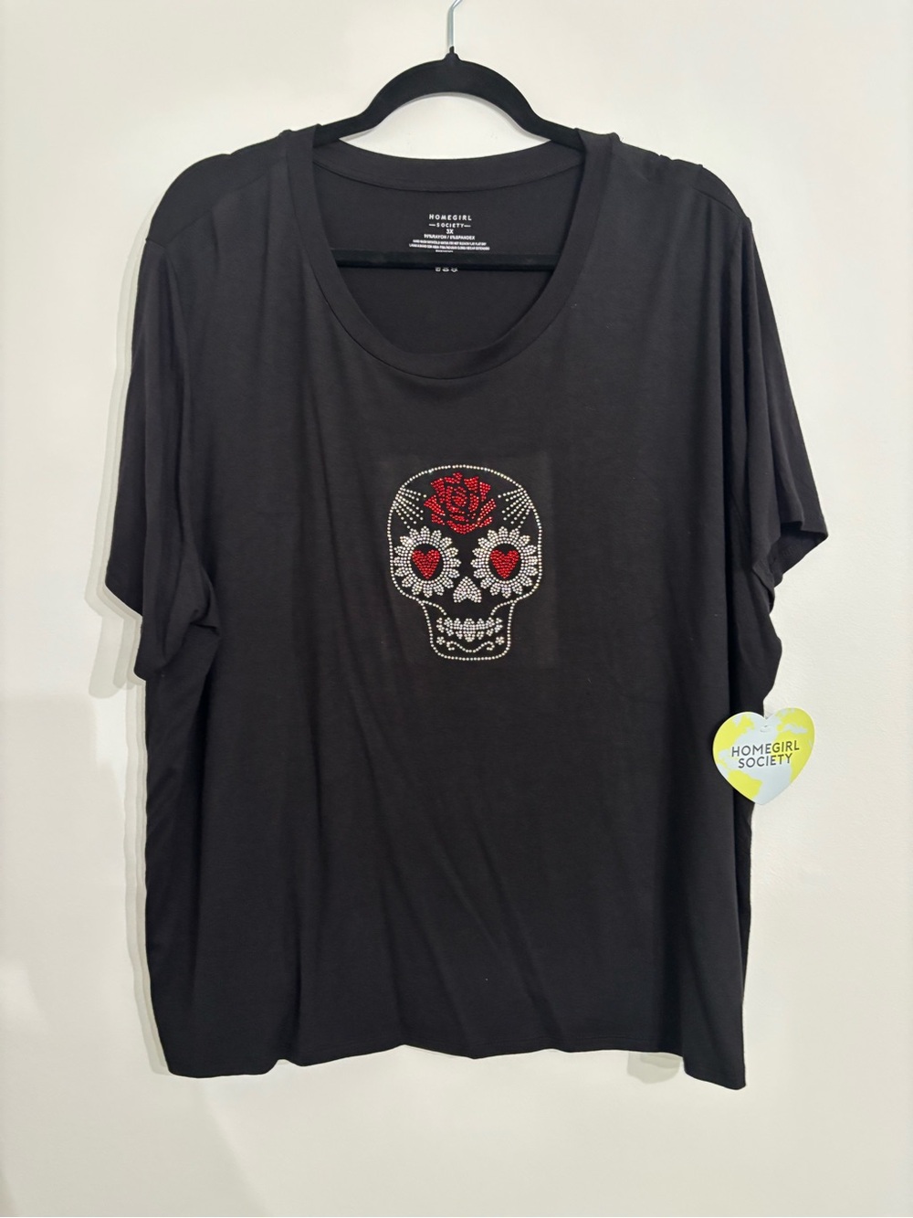 Black Skull Graphic Tee